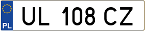 Truck License Plate